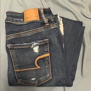 A&E Distressed Jeans